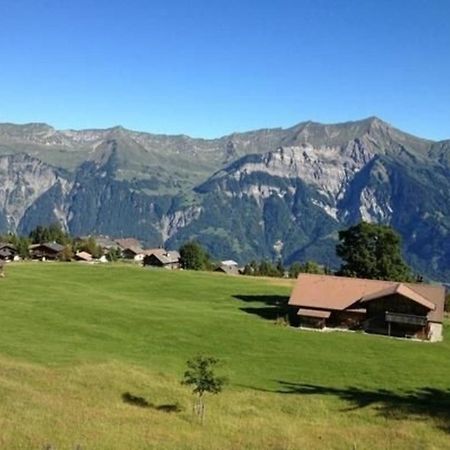 Gemuetliche Ferienwohnung Auf Der Axalp Exterior photo
