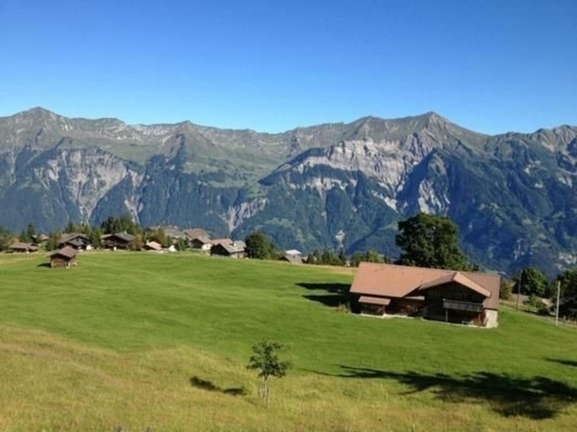 Gemuetliche Ferienwohnung Auf Der Axalp Exterior photo